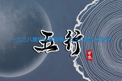 📓 一九三八属什么命格啊_一九 ⛎ 三八是什么生肖